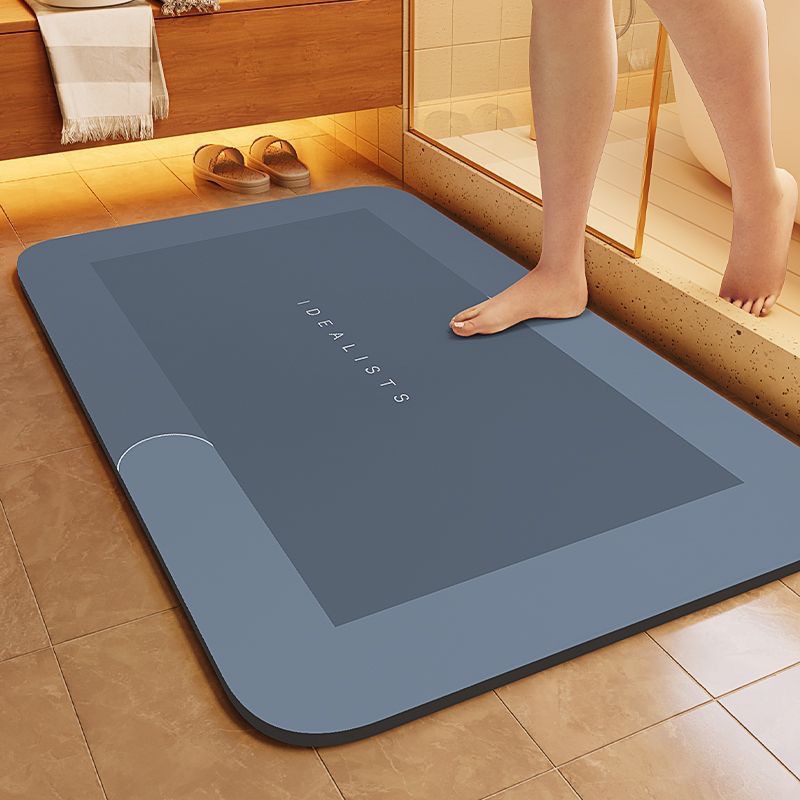 Quick Dry Diatomite Bath Mat - Tapete de banho antiderrapante, de secagem