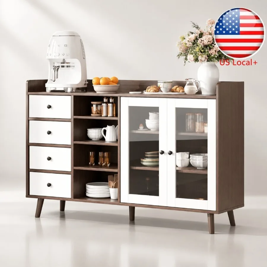 Storage & Organization - Aparador com Porta de Vidro 55