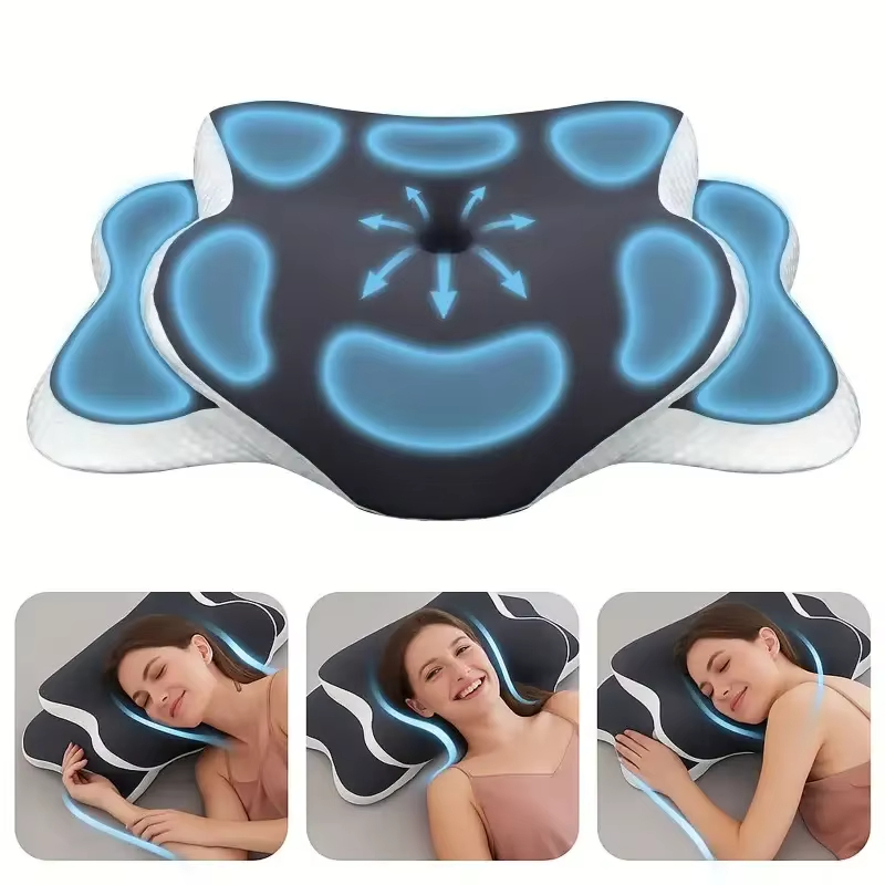 Memory Foam Orthopedic Pillow Neck Pain - Almofadas de Espuma Viscoelástica em Formato