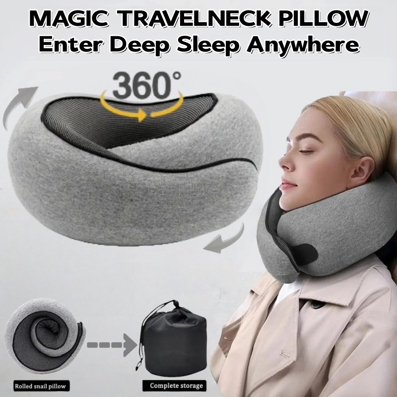 Almofada de Viagem Portátil em - Anti Snore Contour Pillow avaliação e preço