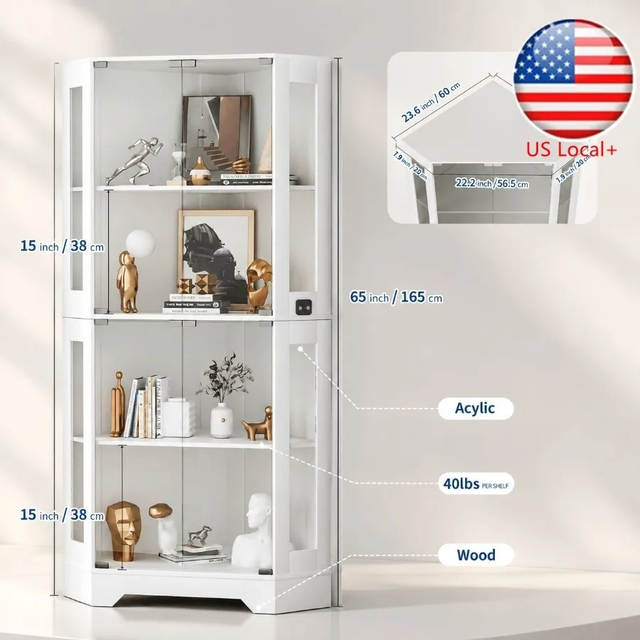 65 Armário de Canto Branco par - Storage & Organization avaliação e preço