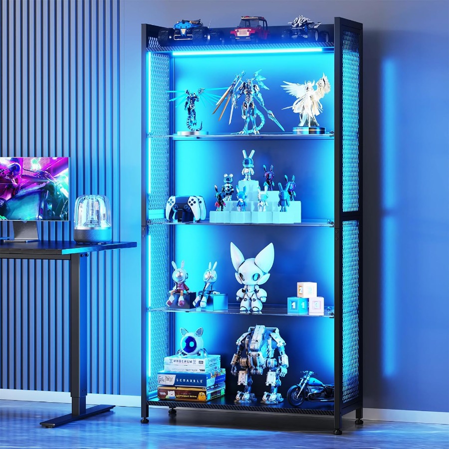 Vitrine de 4 níveis com pratel - Lighting avaliação e preço