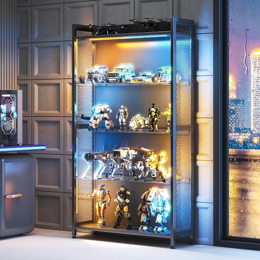 Vitrine de 4 níveis com pratel - Lighting avaliação e preço