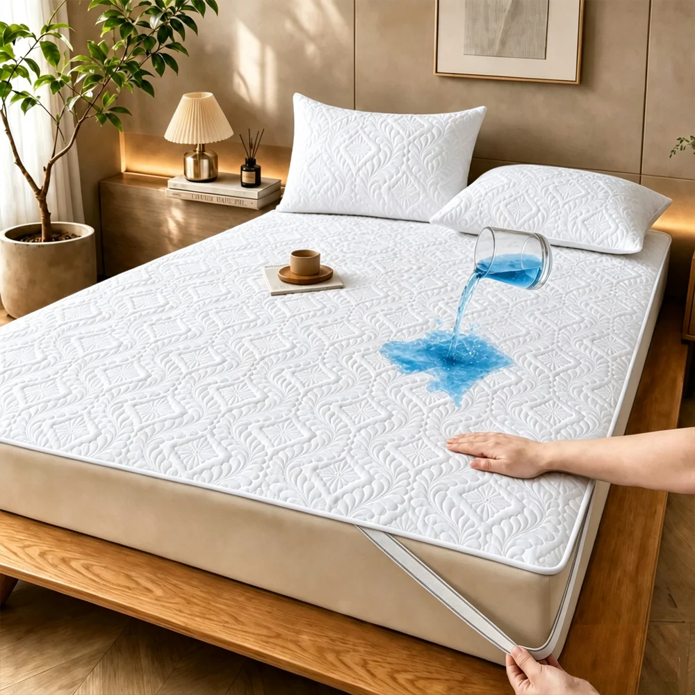 1 unidade de protetor de colch - Waterproof Mattress Protector Breathable avaliação e preço