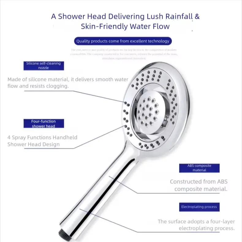 Chuveiro de mão de alta pressã - High Pressure Shower Head Handheld avaliação e preço